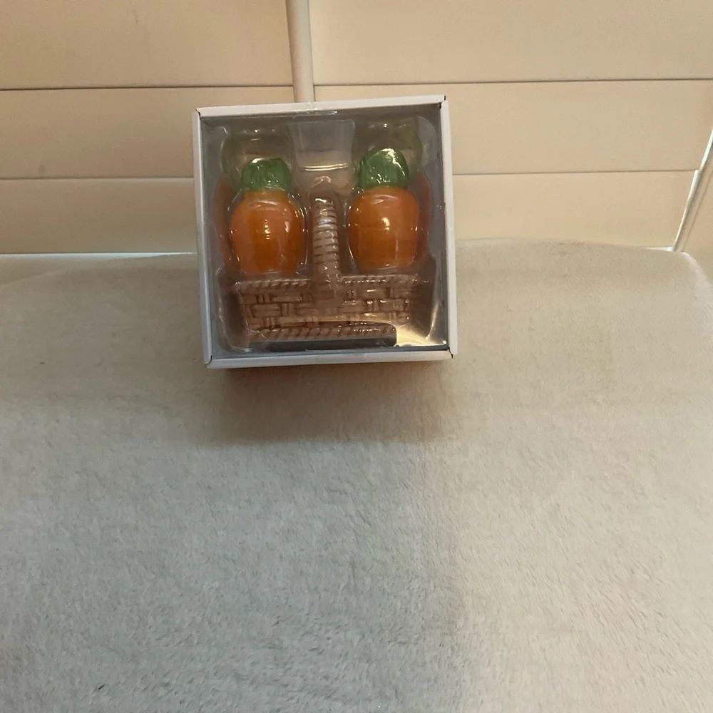 Orange & Green Decorative Salt and Pepper Shaker Set - Home Kitchen